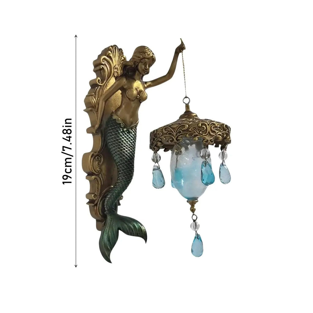 Baroque Style Mermaid Wall Lamp – Romantic Illumination for Your Home